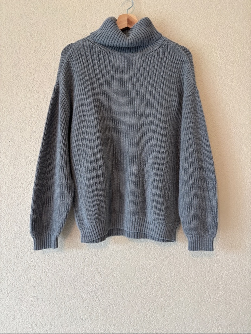 By Design Grey Turtleneck Knit Sweater